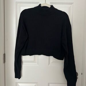 Aritzia black mock neck sweater